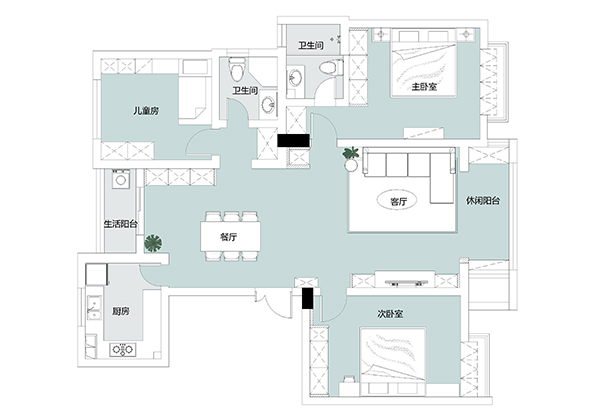 家装装修设计效果图